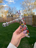 Glow in Dark Kitty Hammer Bubbler