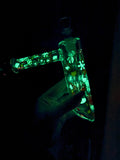 Glow in Dark Kitty Hammer Bubbler